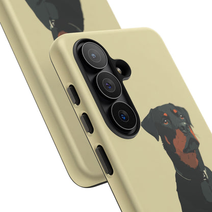 Rottweiler Dog Minimalist Vector