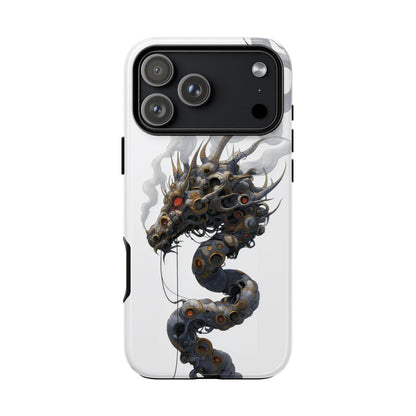 Mechanical Dragon Gears Smoke Artwork