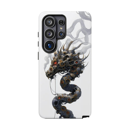 Mechanical Dragon Gears Smoke Artwork