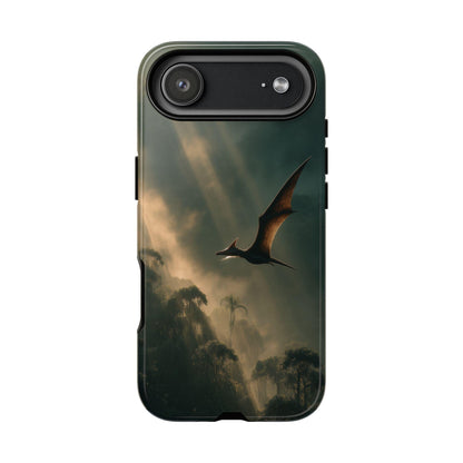 Pterodactyl Gliding Mist Jungle Dinosaur