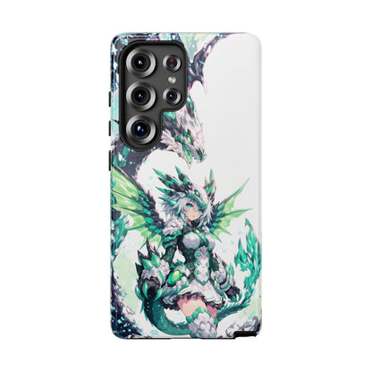 Dragon Armored Anime Girl Emerald Green