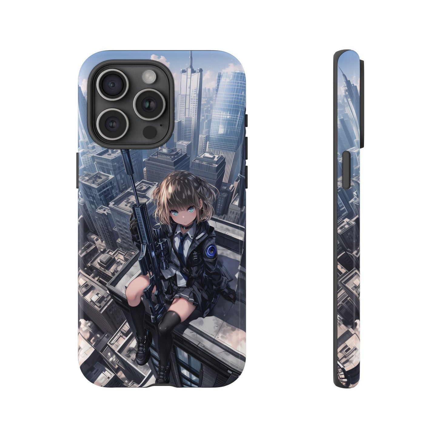 Sniper Rifle Girl Anime Artwork