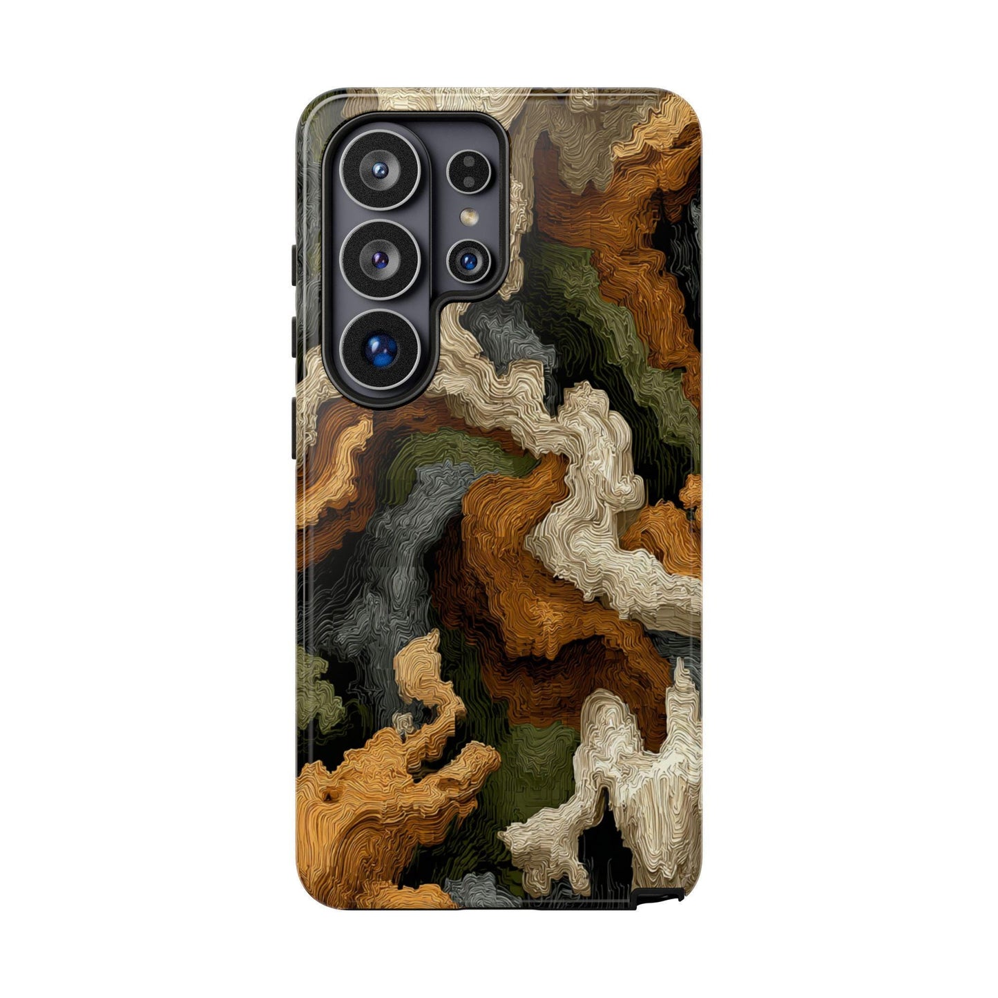 Earth Topography Camo Green Brown