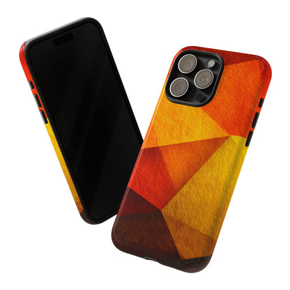 Orange Geometric Amber Sunset