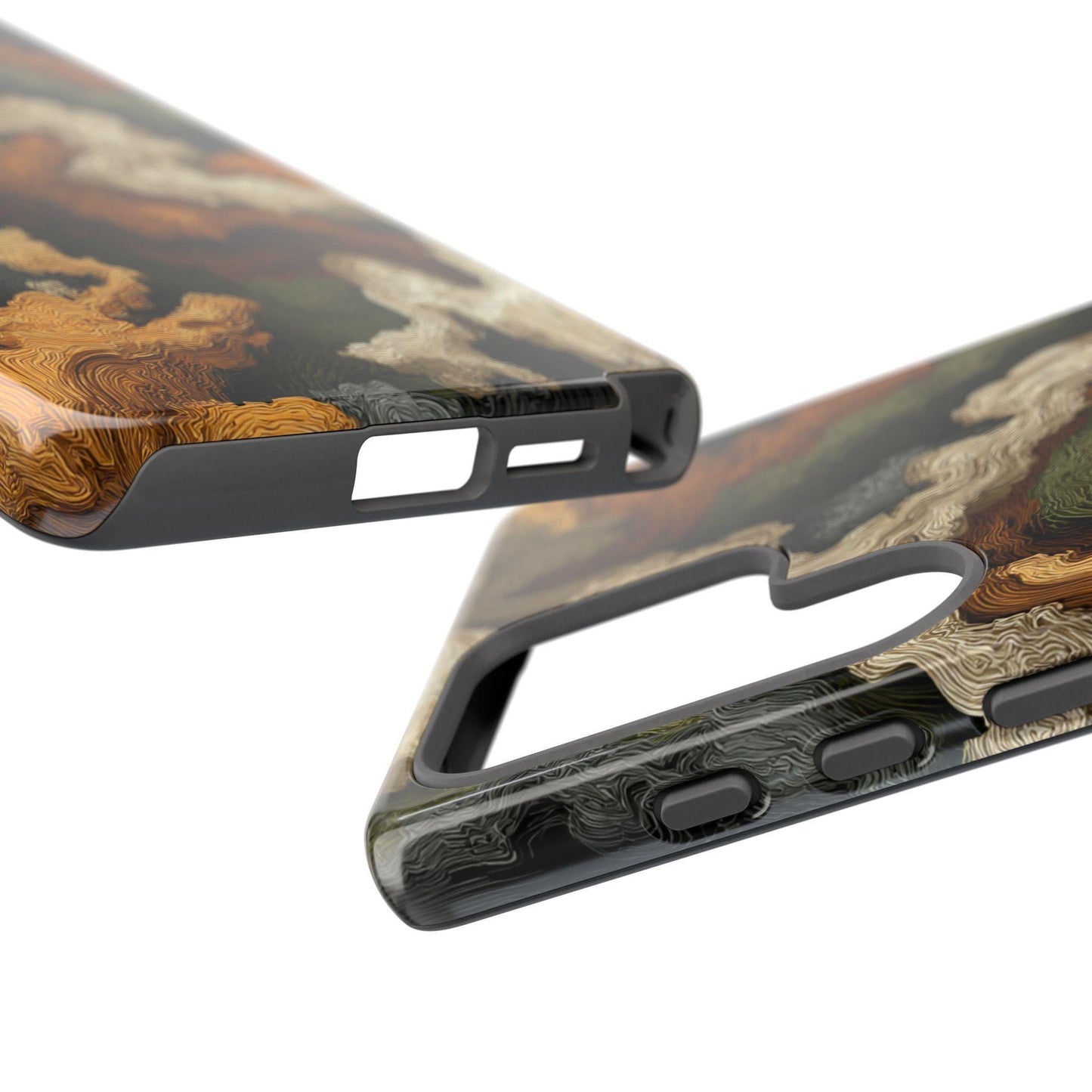 Earth Topography Camo Green Brown