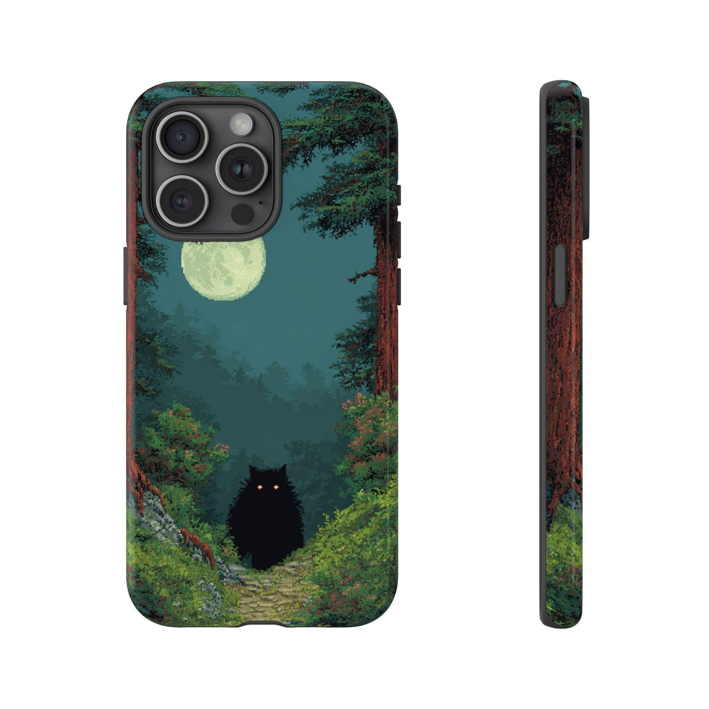 Forest Shadow Guardian 8-Bit Art