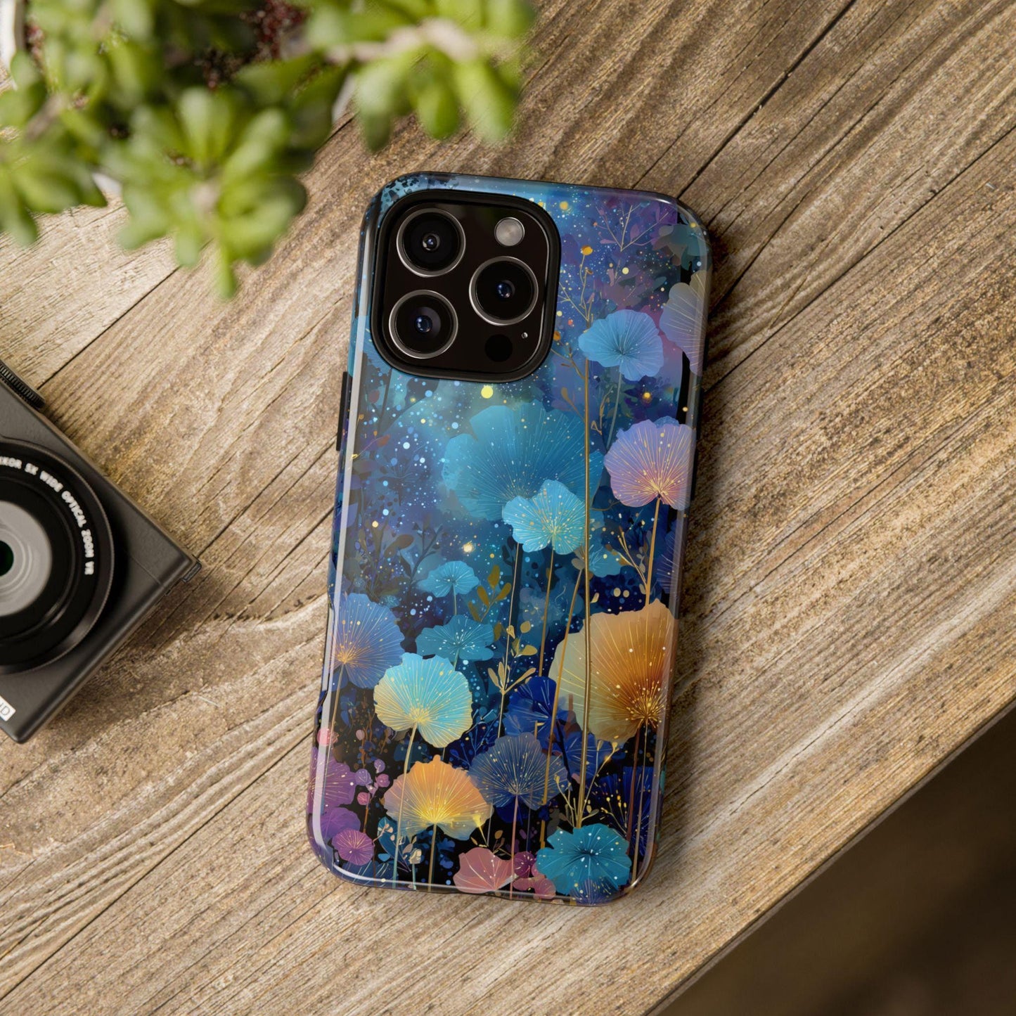 Celestial Garden Pastel Floral Blue