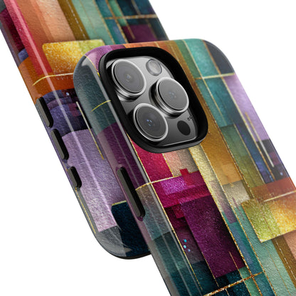 Digital Collage Jewel Brushstrokes