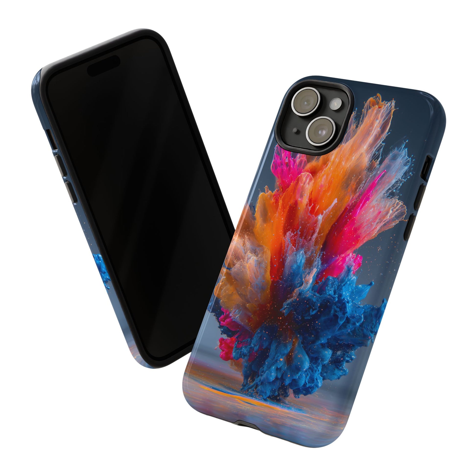 Acrylic Colorful Paint Explosion Abstract Air
