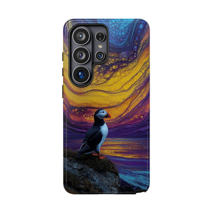 Atlantic Puffin Bird Abstract Sky