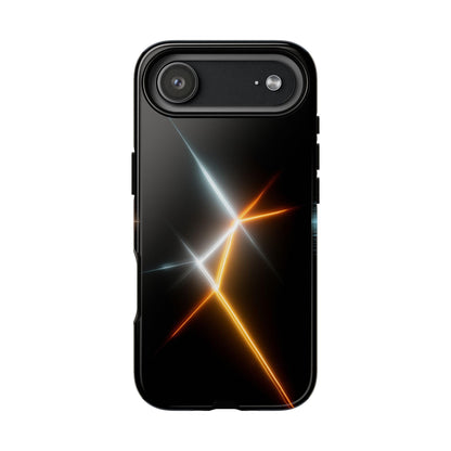 Neon Electric Light Wave Lines