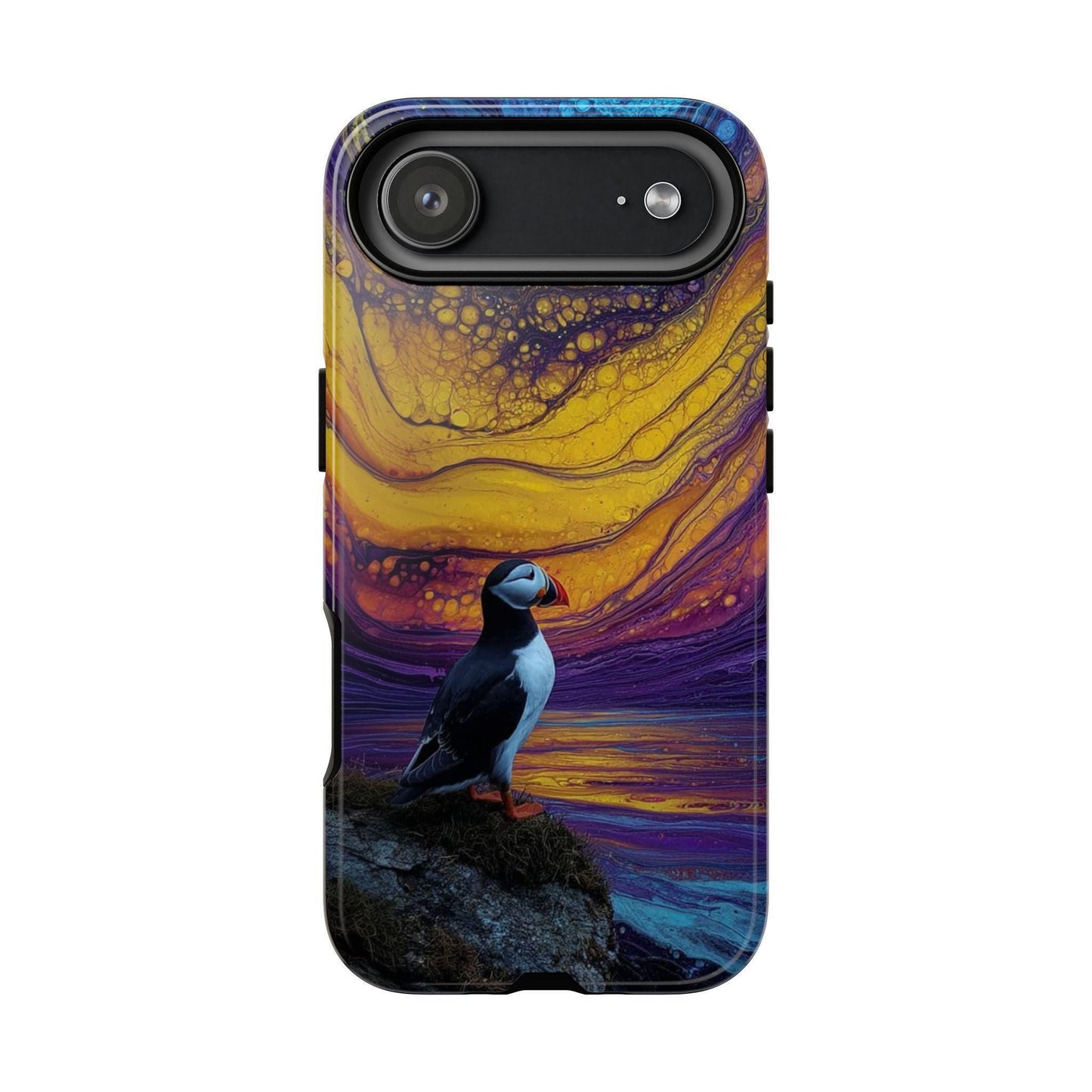 Atlantic Puffin Bird Abstract Sky