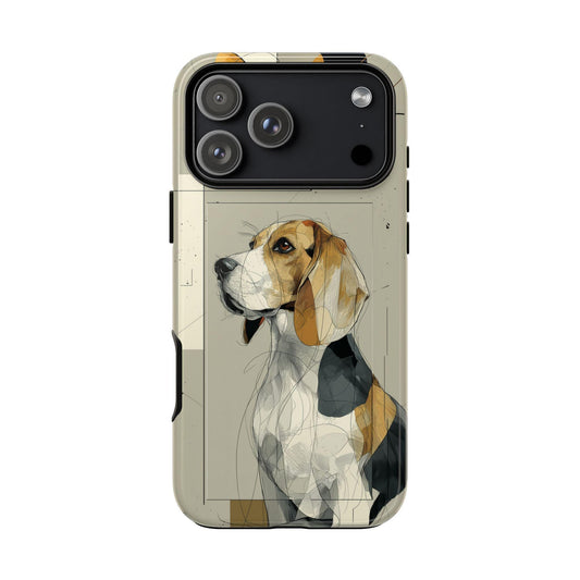 Beagle Dog Line Artwork