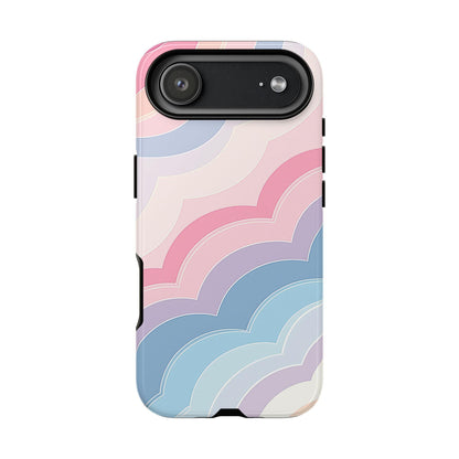Pink Blue Organic Pastel Curves