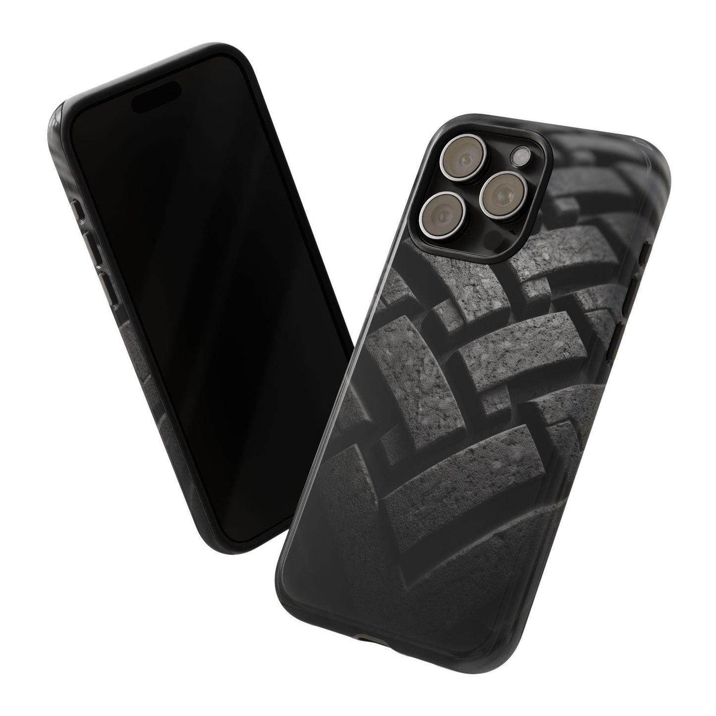Tire Black Gray Tread