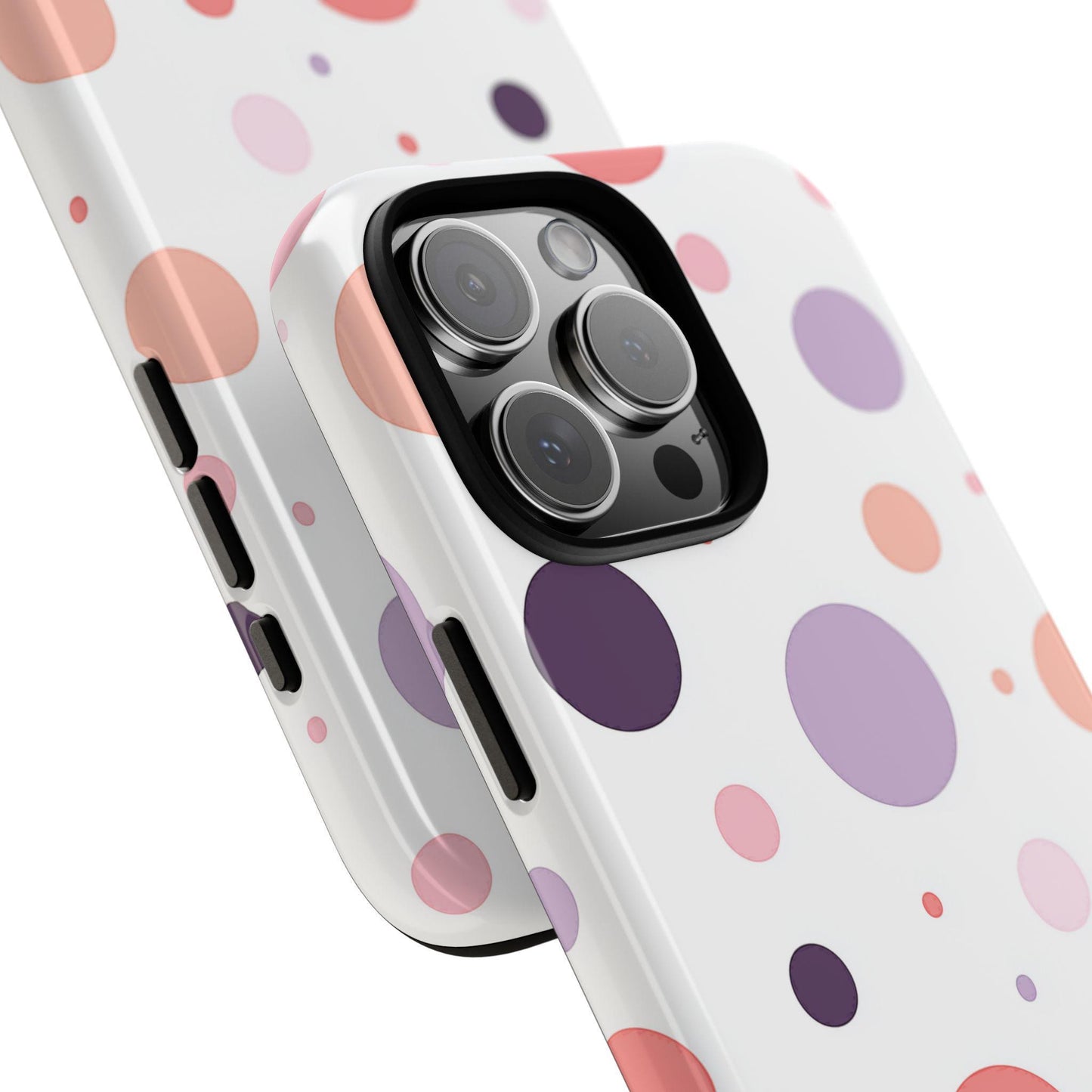 Pastel Polka Dots Pink Lavender
