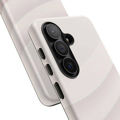 Pastel White Minimalist Curves