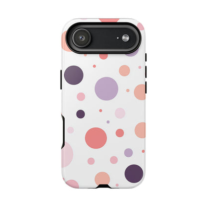 Pastel Polka Dots Pink Lavender