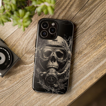 Abyss Diver Skull Dark Underwater