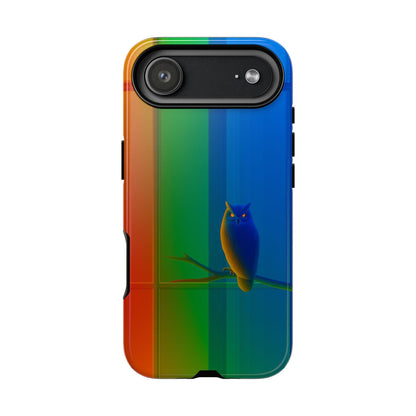 Owl Colorful Geometric Panels