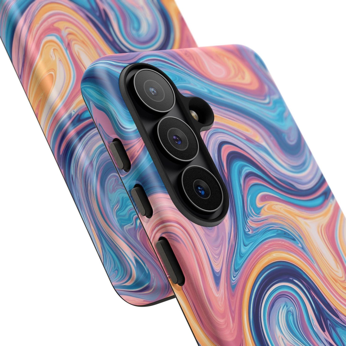 Cotton Candy Blue Orange Liquid