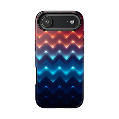 Radiant Chevron Red Blue Zig Zag