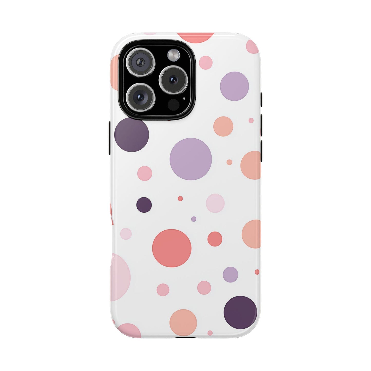 Pastel Polka Dots Pink Lavender