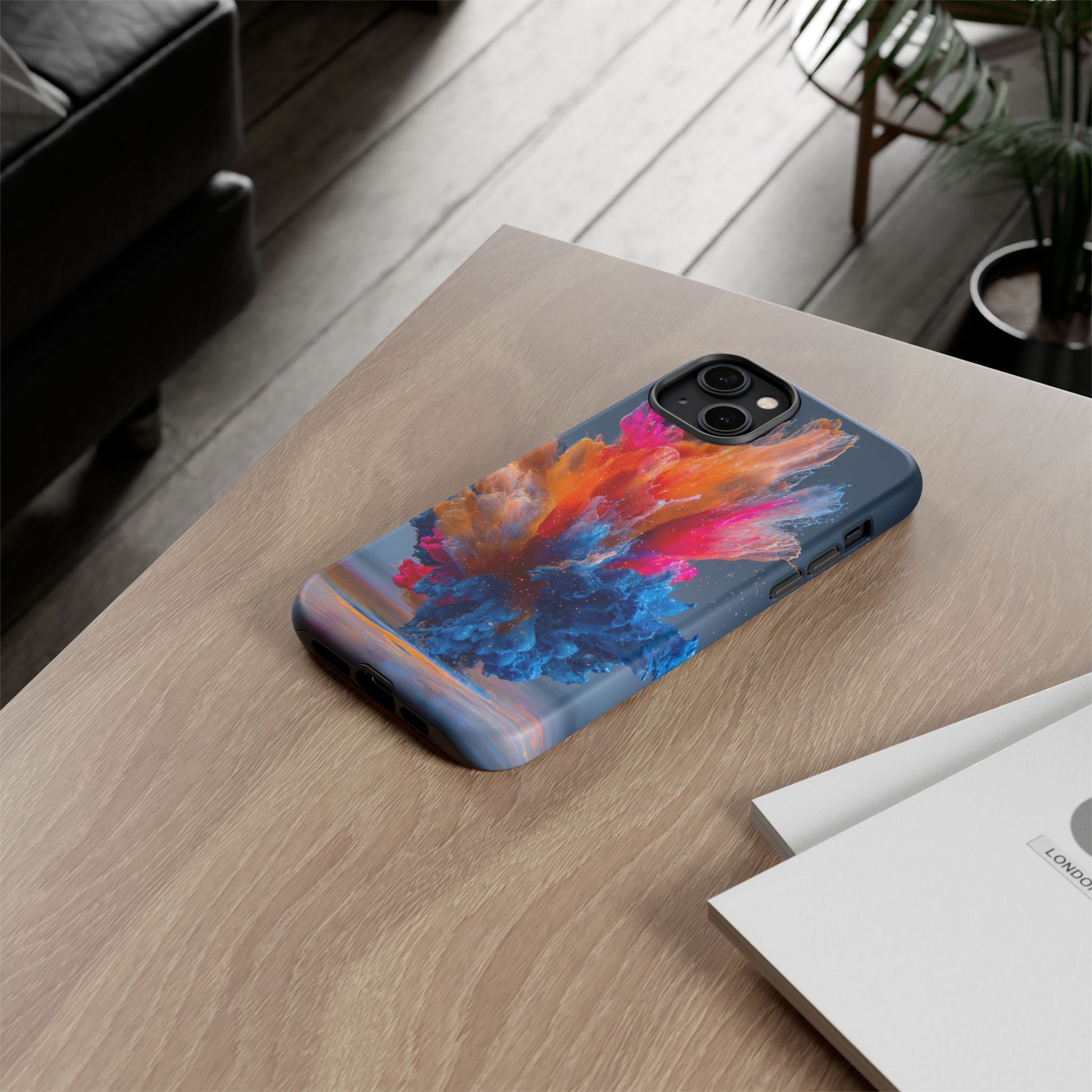 Acrylic Colorful Paint Explosion Abstract Air