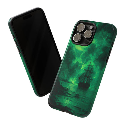 Ghost Pirate Ship Green Atmosphere