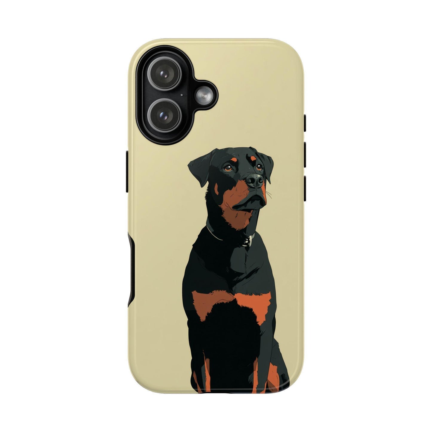 Rottweiler Dog Minimalist Vector