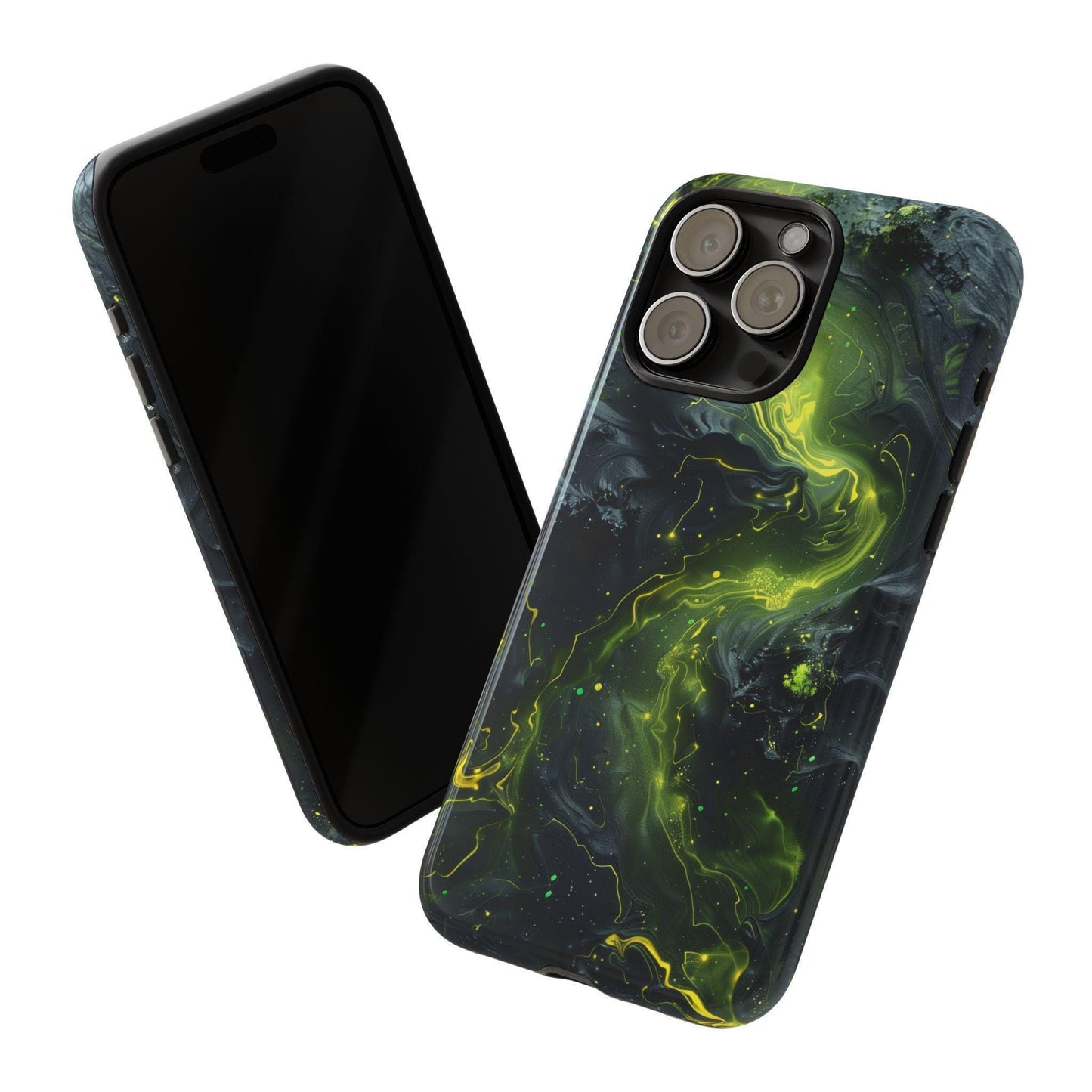 Dark Liquid Neon Green Hydro Dip