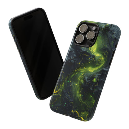 Dark Liquid Neon Green Hydro Dip