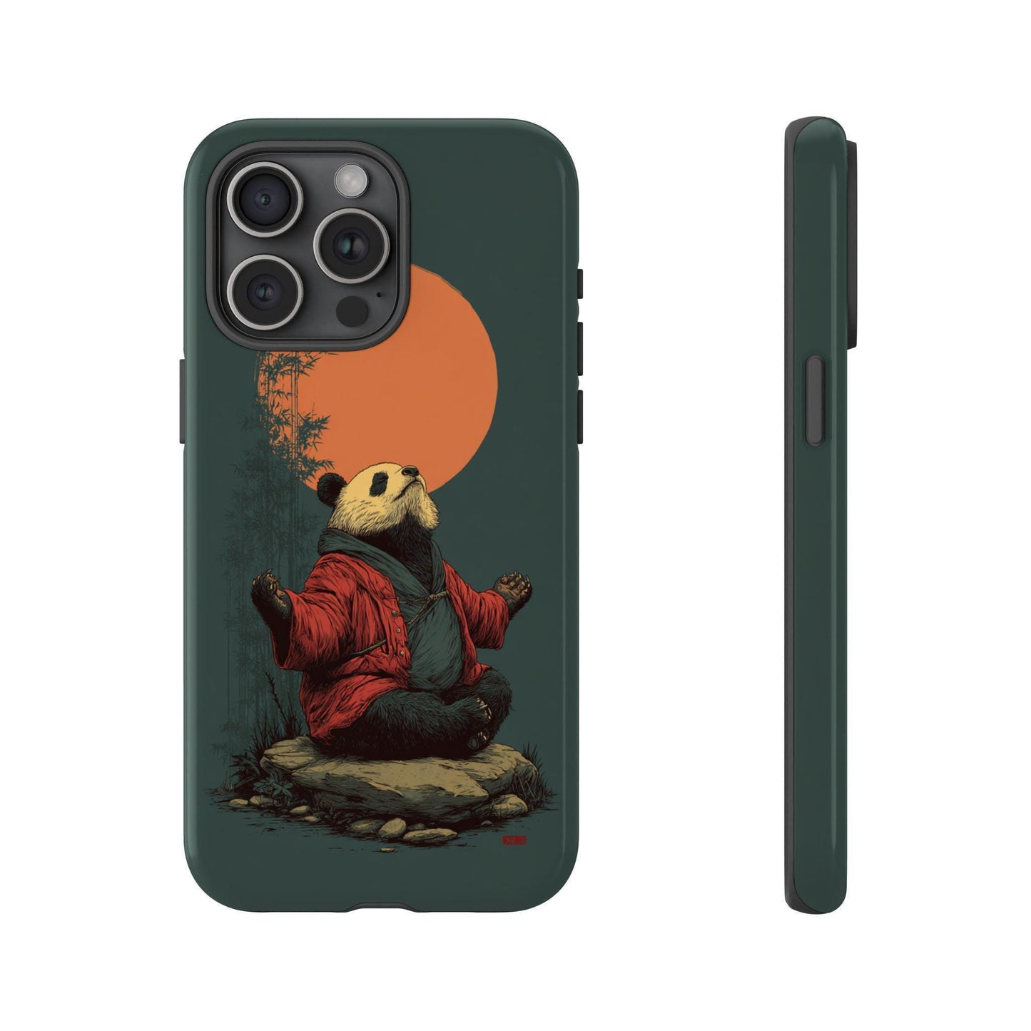 Zen Panda Bear Sunset