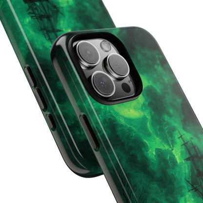 Ghost Pirate Ship Green Atmosphere