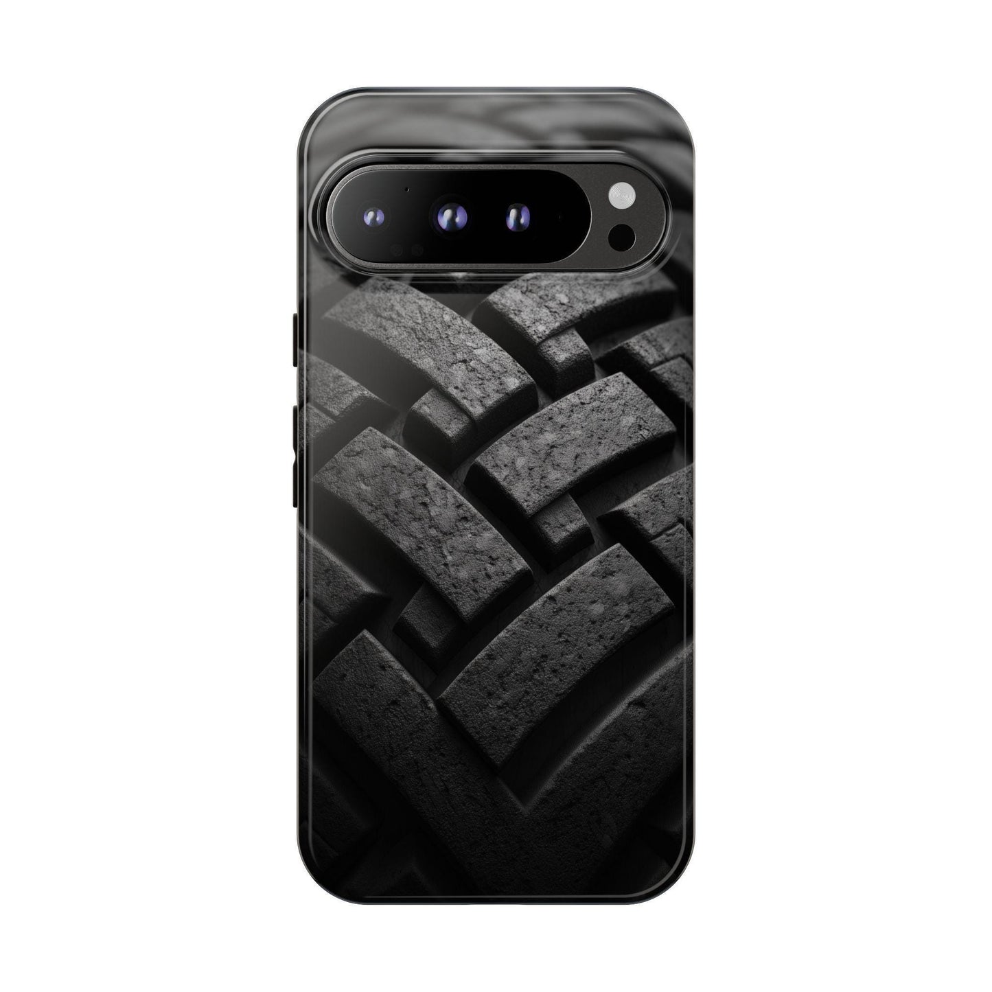 Tire Black Gray Tread