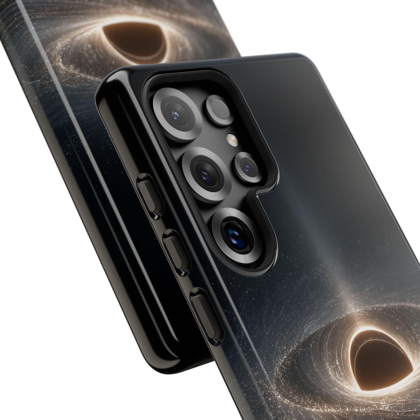 Black Hole Rippling Void Horizon