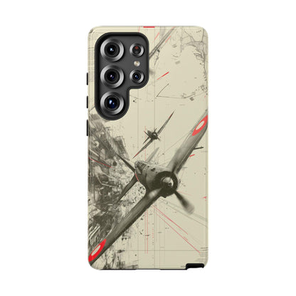 World War 2 Dogfight Plane Abstract