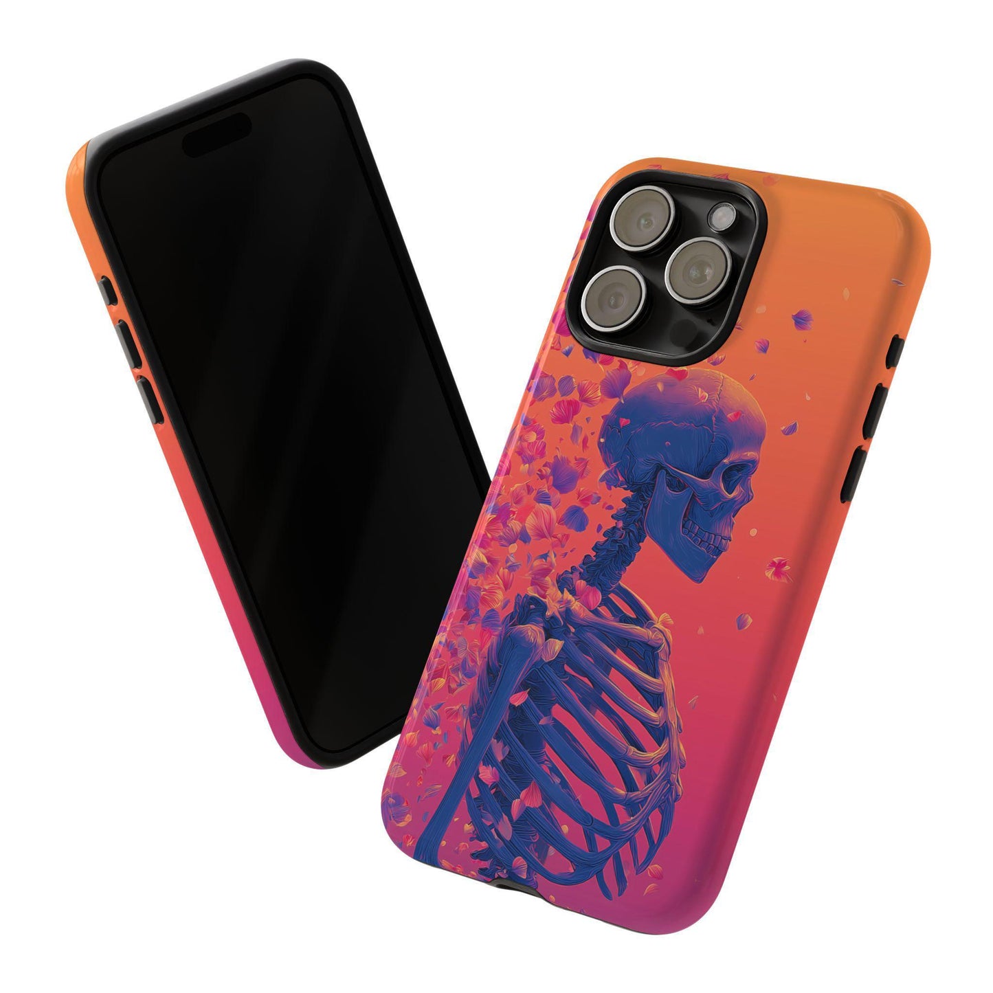 Skeleton Scattered Petals Gradient