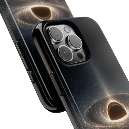 Black Hole Rippling Void Horizon
