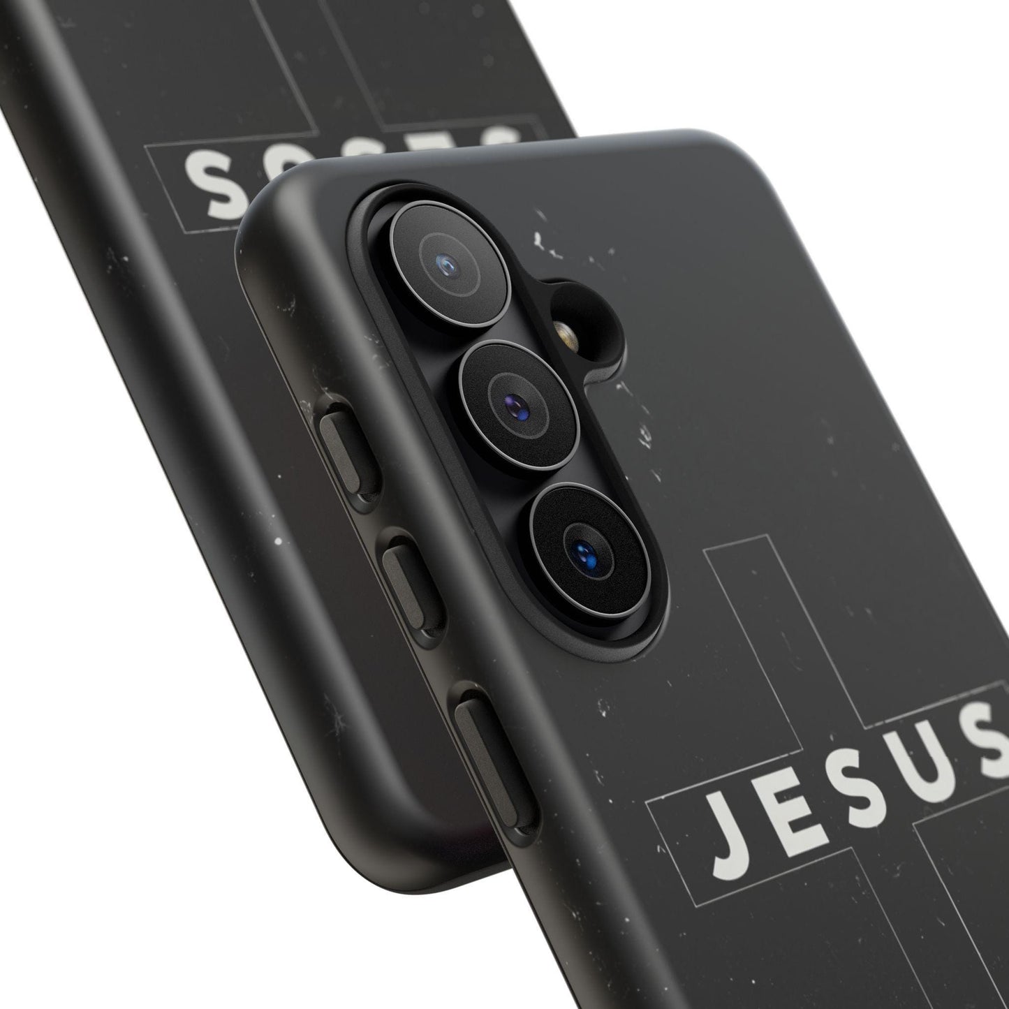 Jesus Cross Minimalist Black