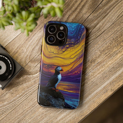 Atlantic Puffin Bird Abstract Sky