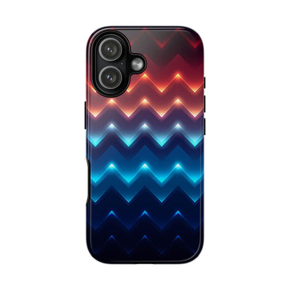 Radiant Chevron Red Blue Zig Zag