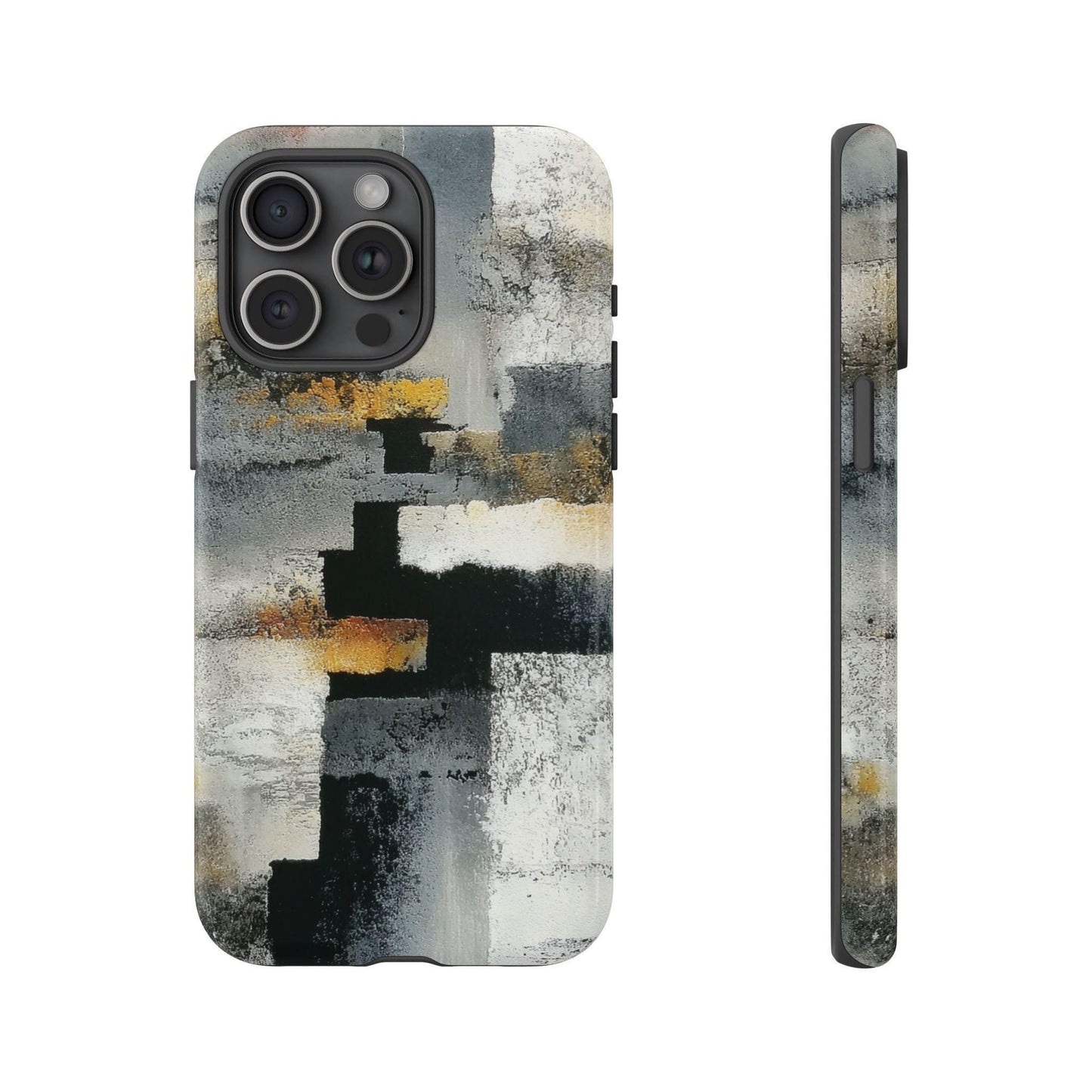 Charcoal Smudged Terra Marble