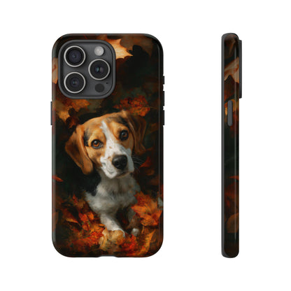 Autumn Leaves Beagle Doggy