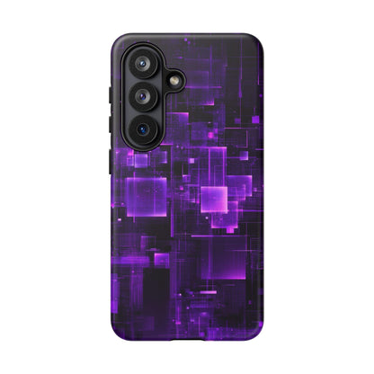 Violet Void Digital Pulse Pattern