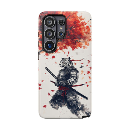 Leopard Samurai Maple Leaves