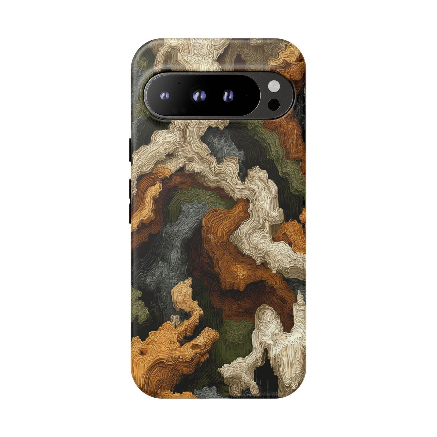 Earth Topography Camo Green Brown