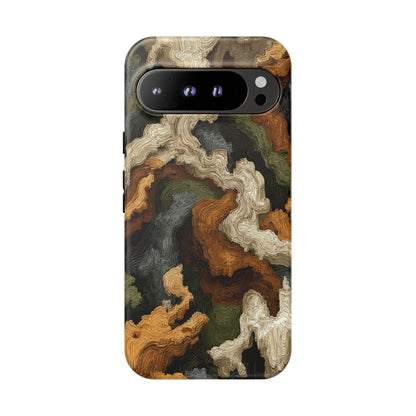 Earth Topography Camo Green Brown