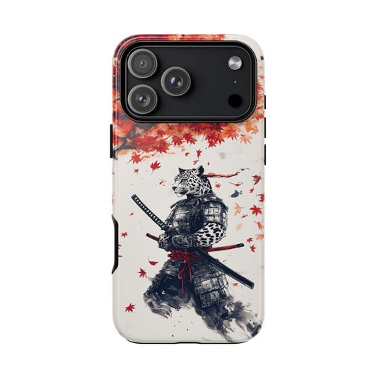 Leopard Samurai Maple Leaves