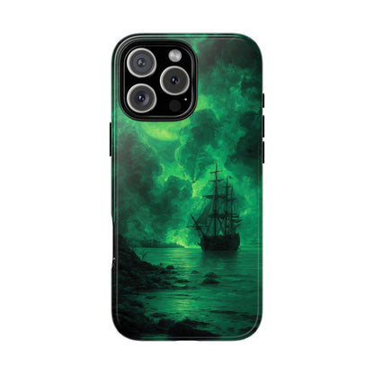 Ghost Pirate Ship Green Atmosphere